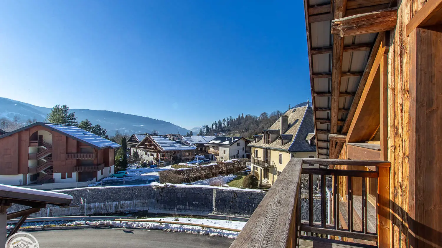 Vue de l'un des balcons