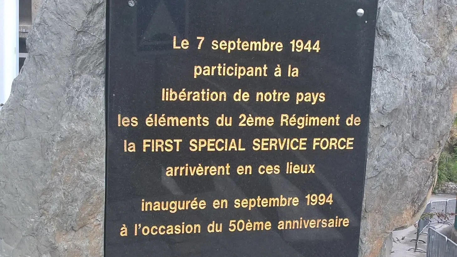 Plaque commémorative IIe Guerre Mondiale