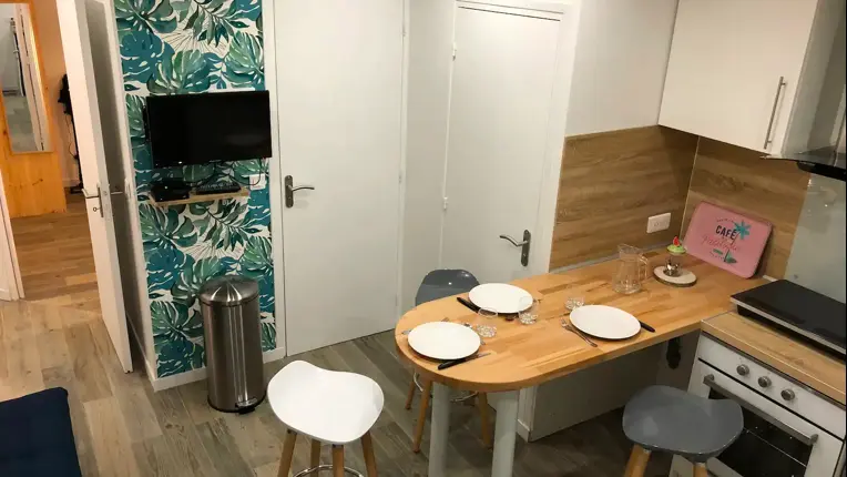 L'émeraude, studio meublé à Houilles