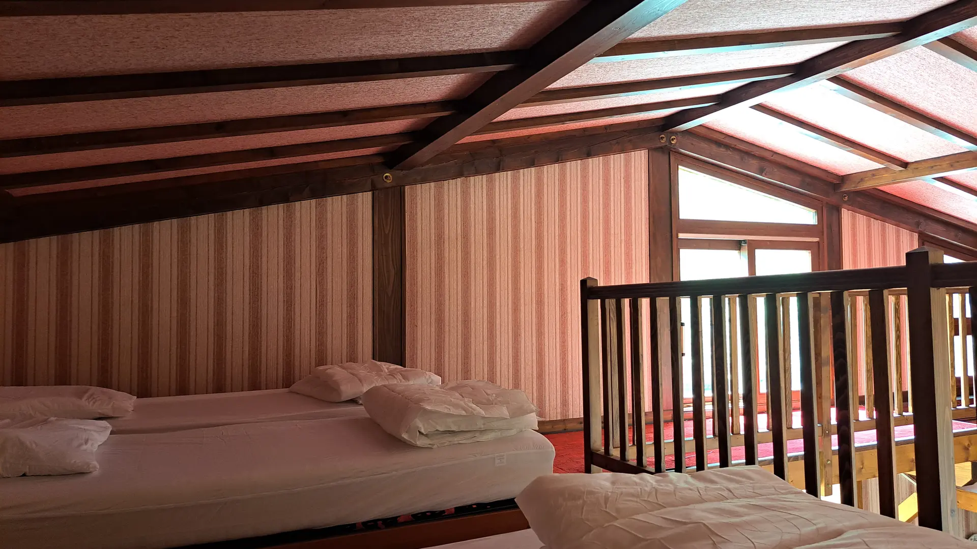 Couchage en mezzanine