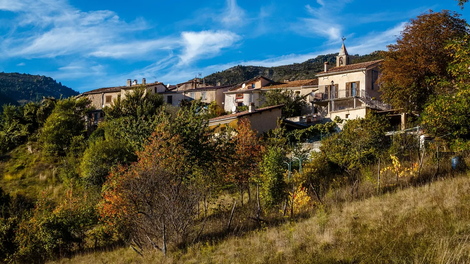 Vue sur le village de Saint-Jacques