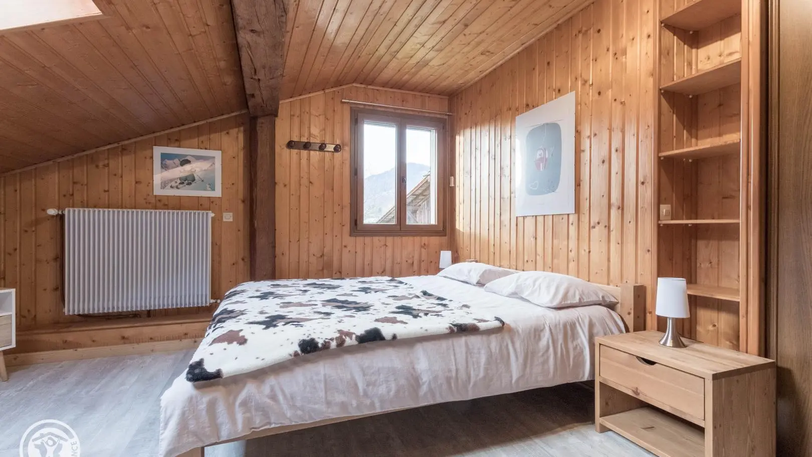 Chambre 2 avec lit 160x200 (avec un lit bébé 70x140)