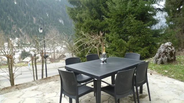 Terrasse - Chalet le Foehn
