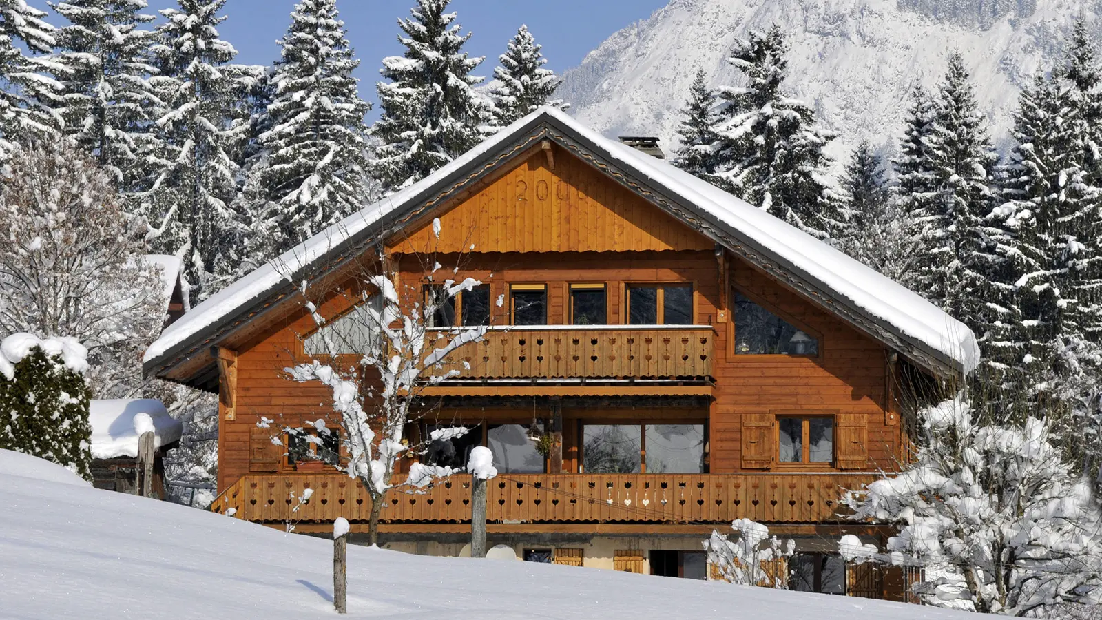 Chalet en hiver