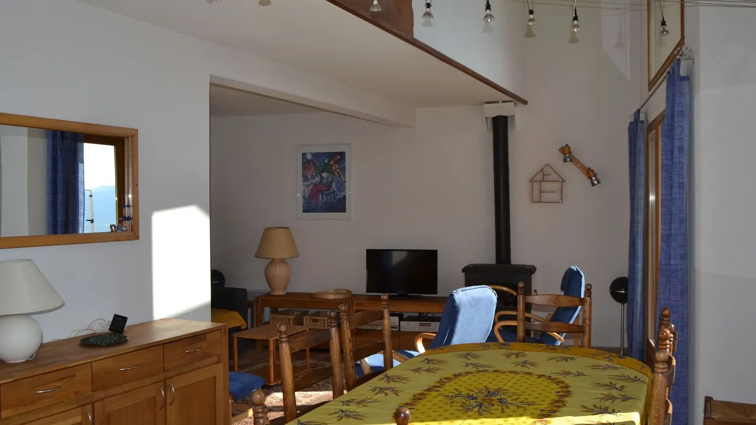 Salon - Chalet Le Belvédère des Audes SAINT-ANDRÉ-D'EMBRUN