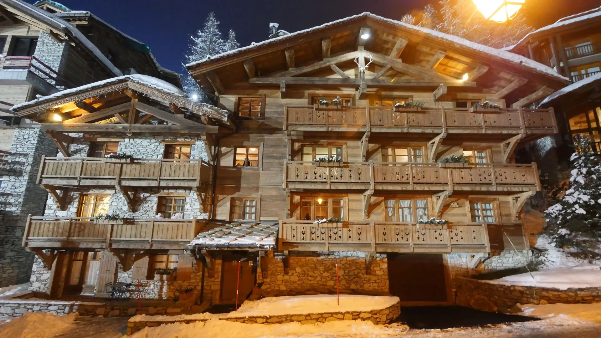 Façade extérieure - Chalet Les Alpes Val d'Isère