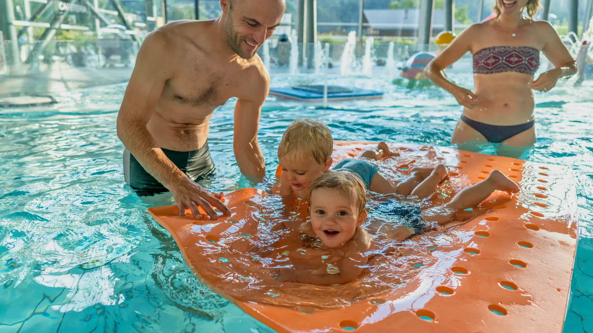 Bébés plouf piscine Saint-Gervais