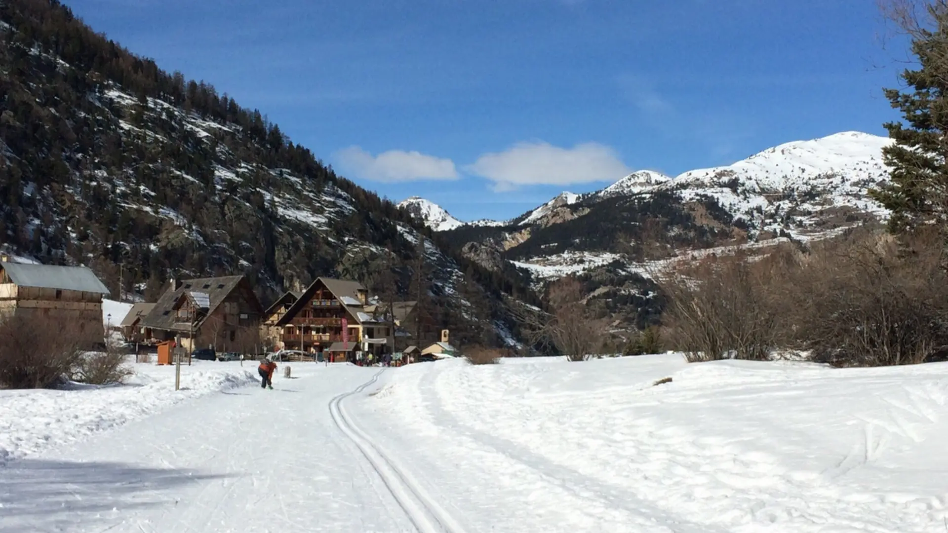 En bordure des pistes de ski nordique