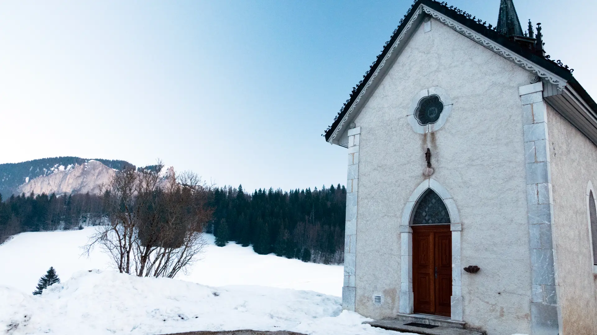 La chapelle en hiver