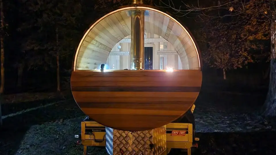 Sauna mobile au lac Bleu
