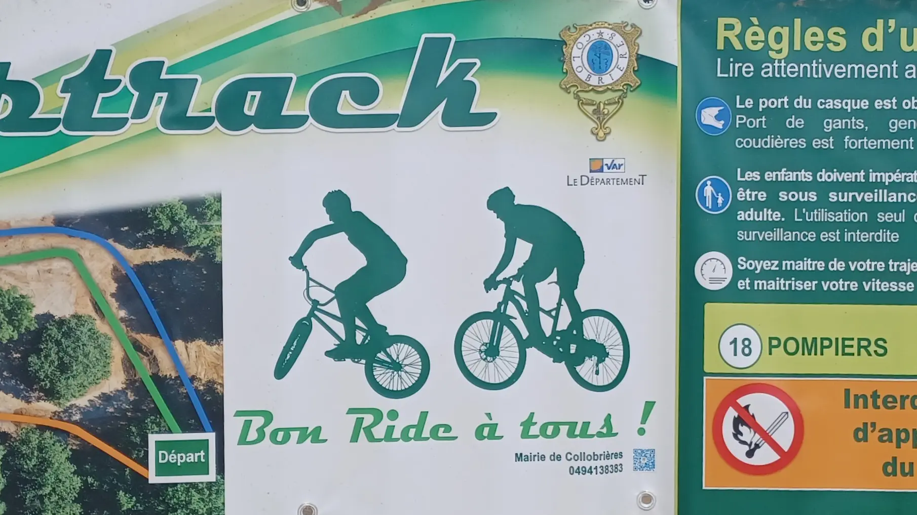 Les équipements vélo en Méditerranée Porte des Maures