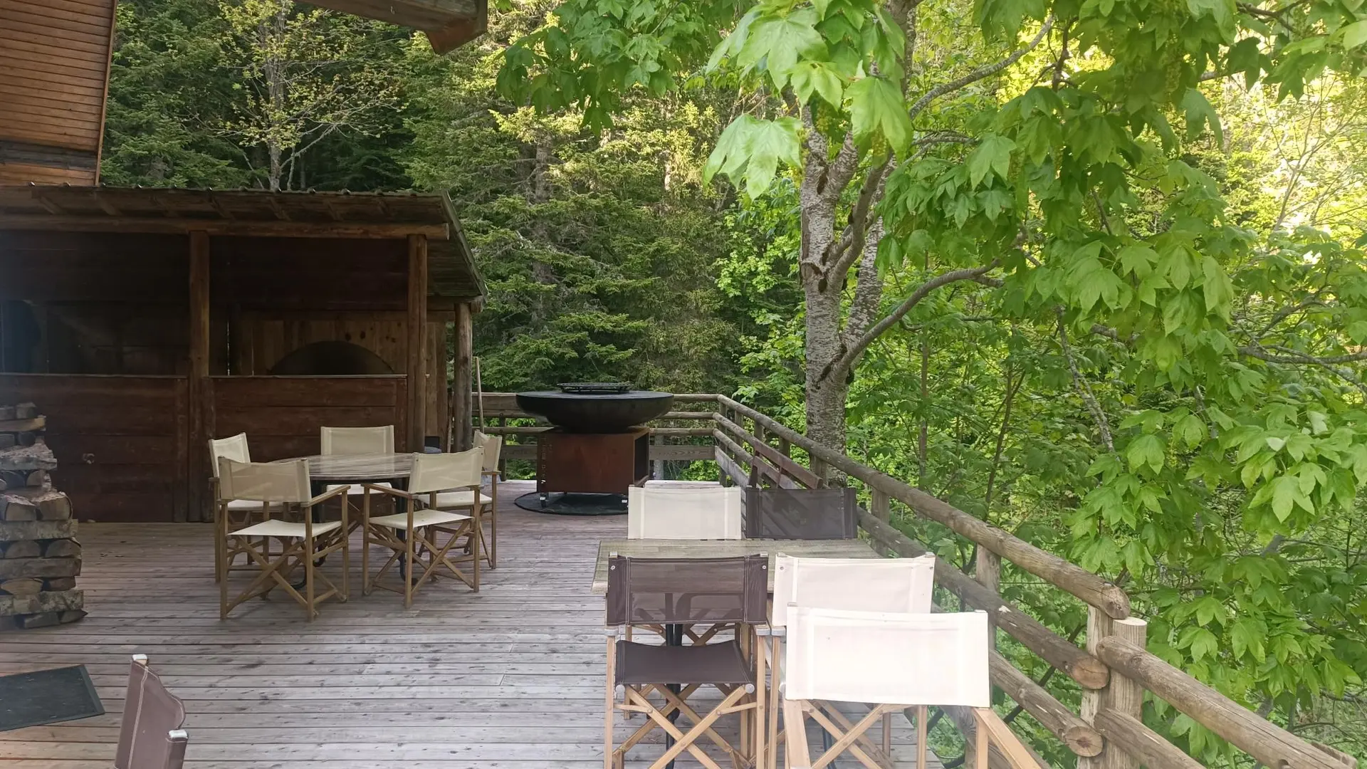 Le Brasero de l'Auberge - refuge de Roybon,