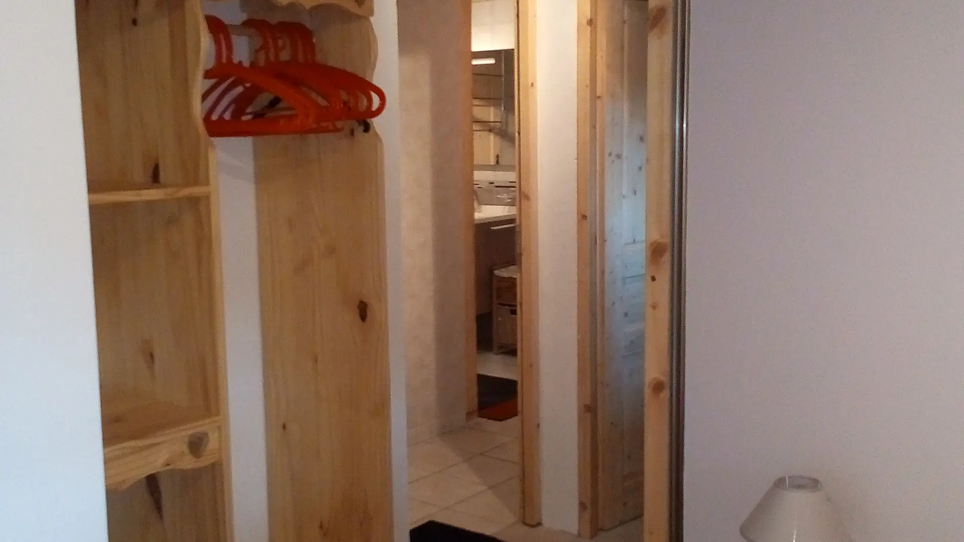 Cheminement vers salle de bain