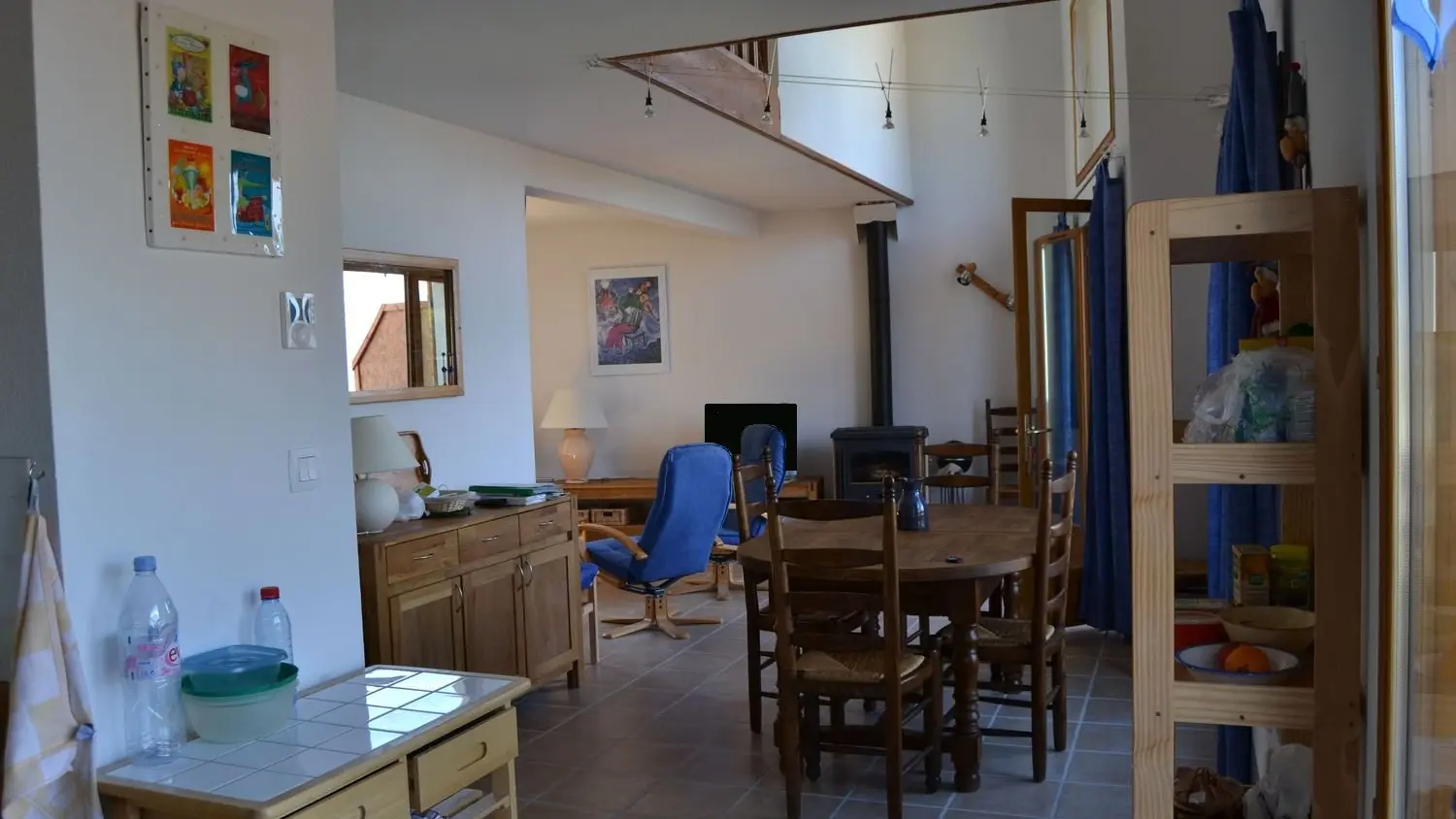 Salon - Chalet Le Belvédère des Audes SAINT-ANDRÉ-D'EMBRUN