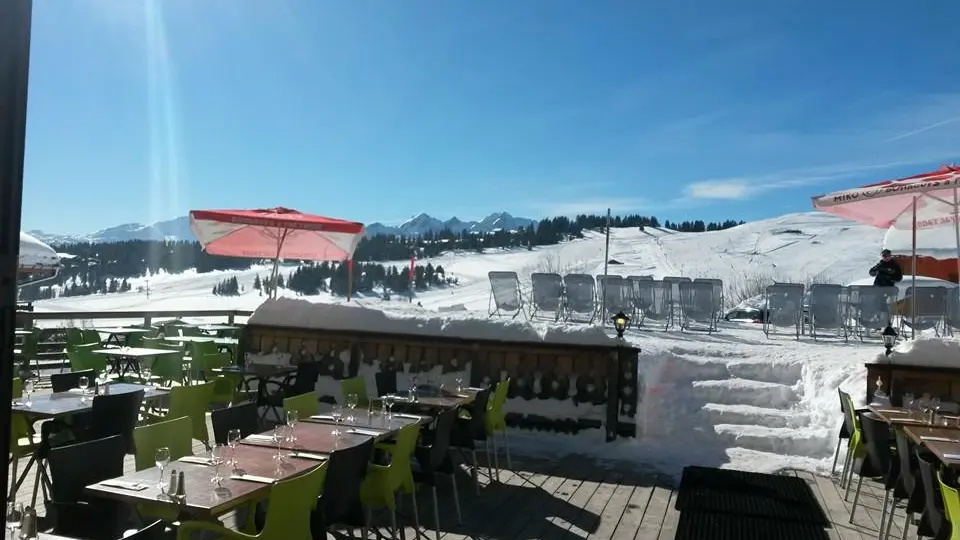 Terrasse en hiver