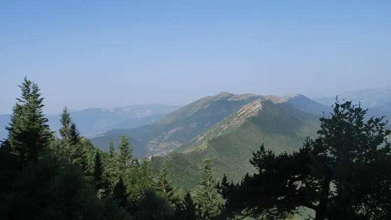 Vue sur les crêtes