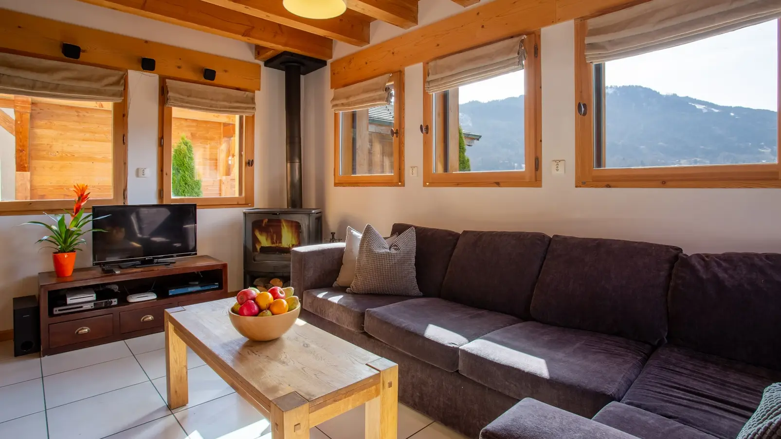 canapé et tv