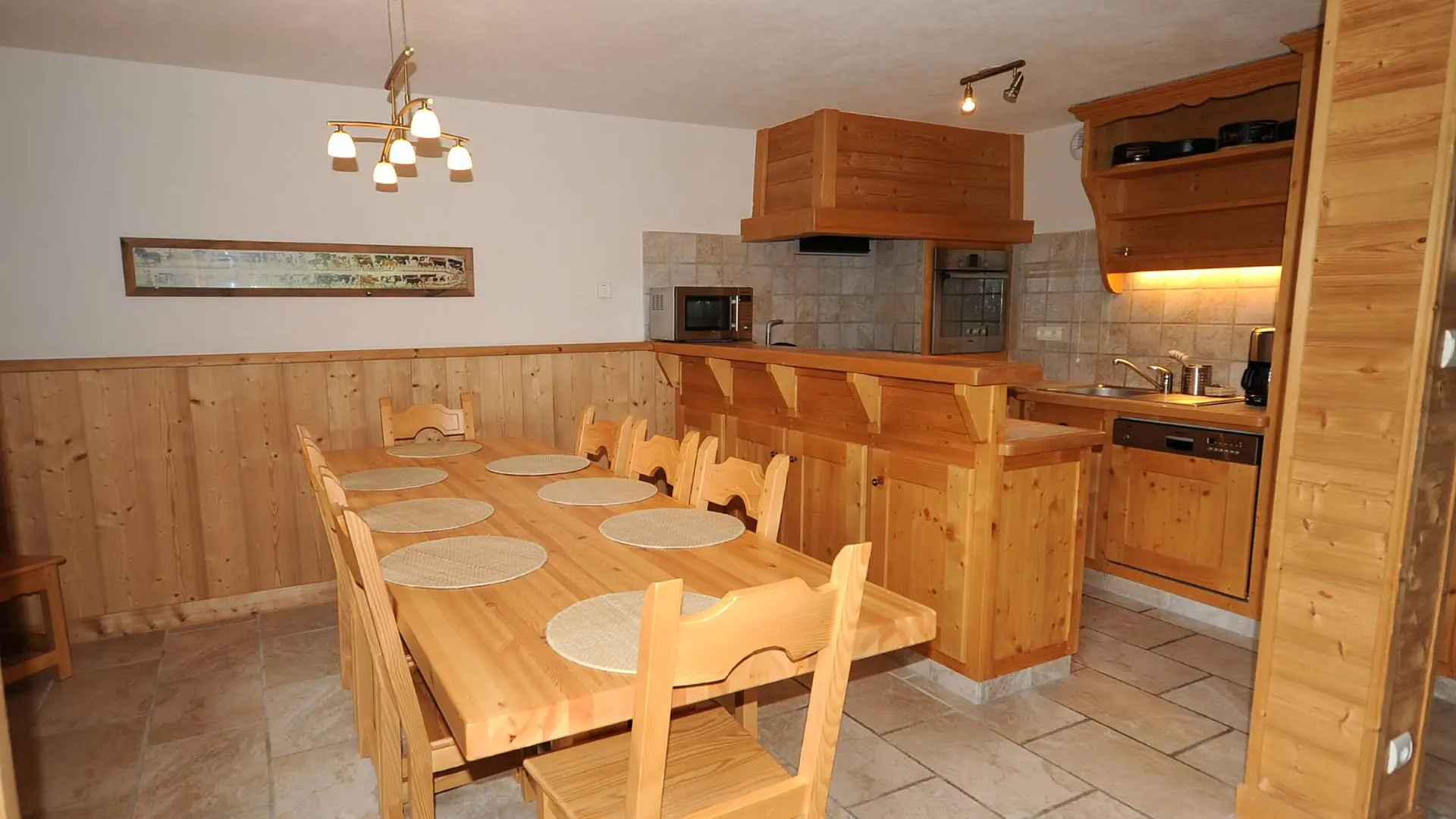 Cuisine-coin repas - Appartement Olympia