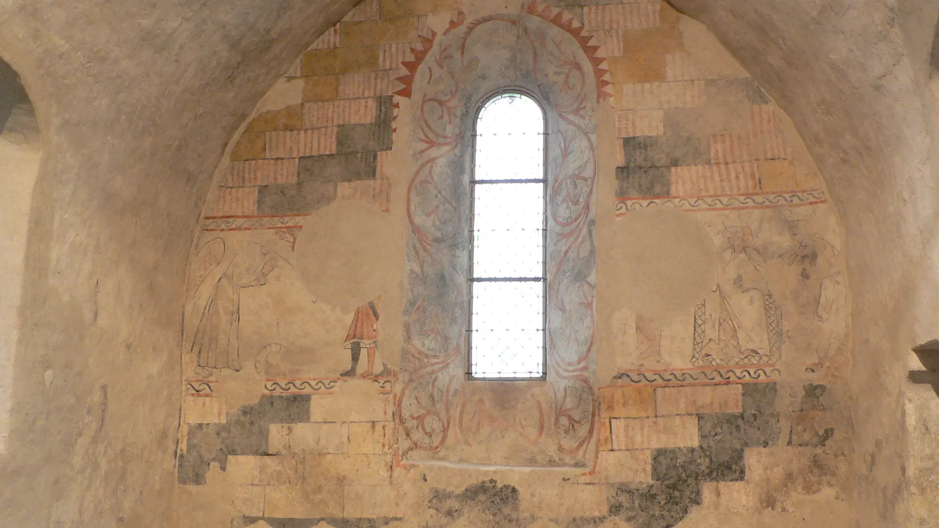 Peinture murale de la Chapelle de Concise
