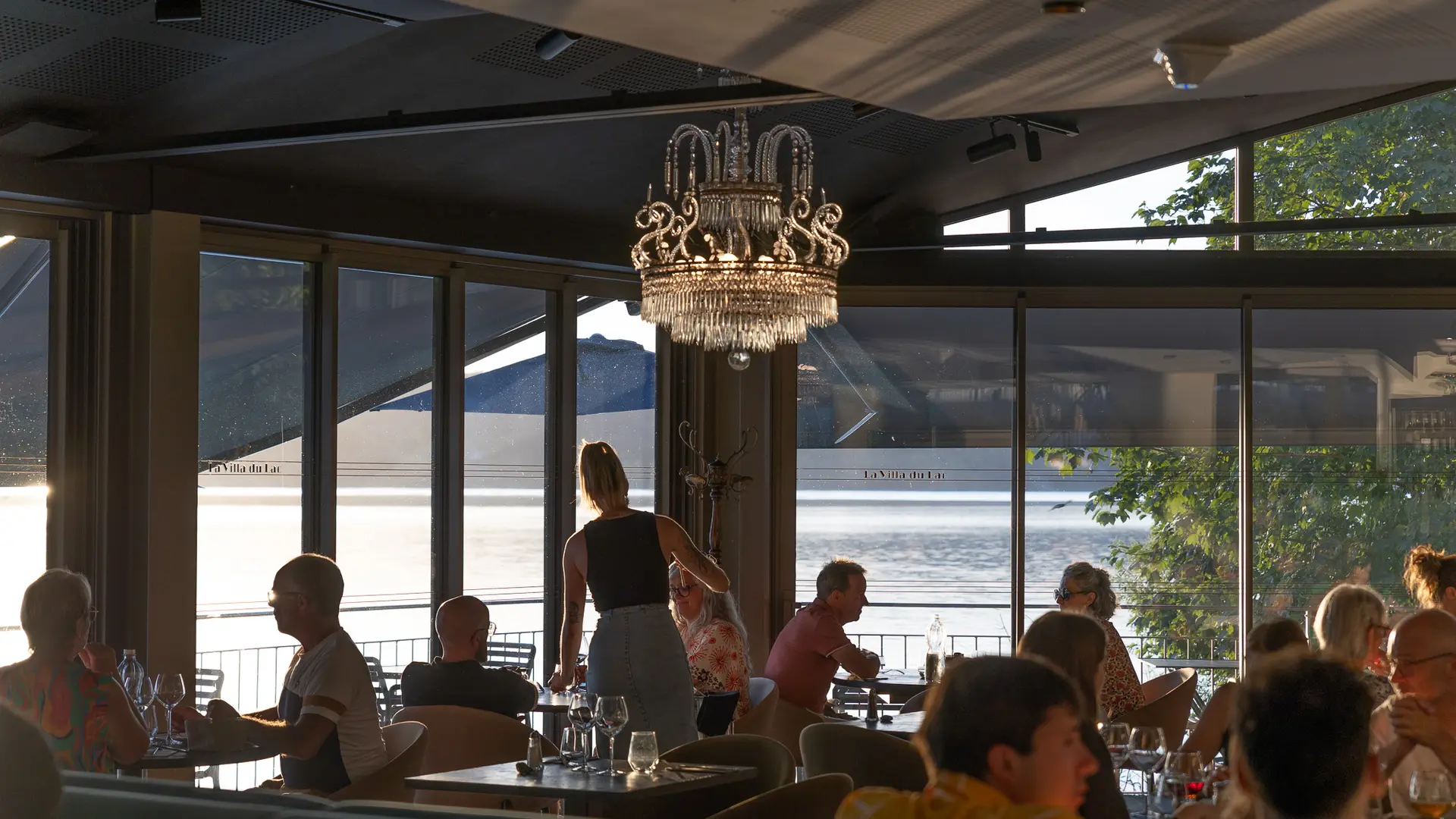 Salle du restaurant La Villa du Lac