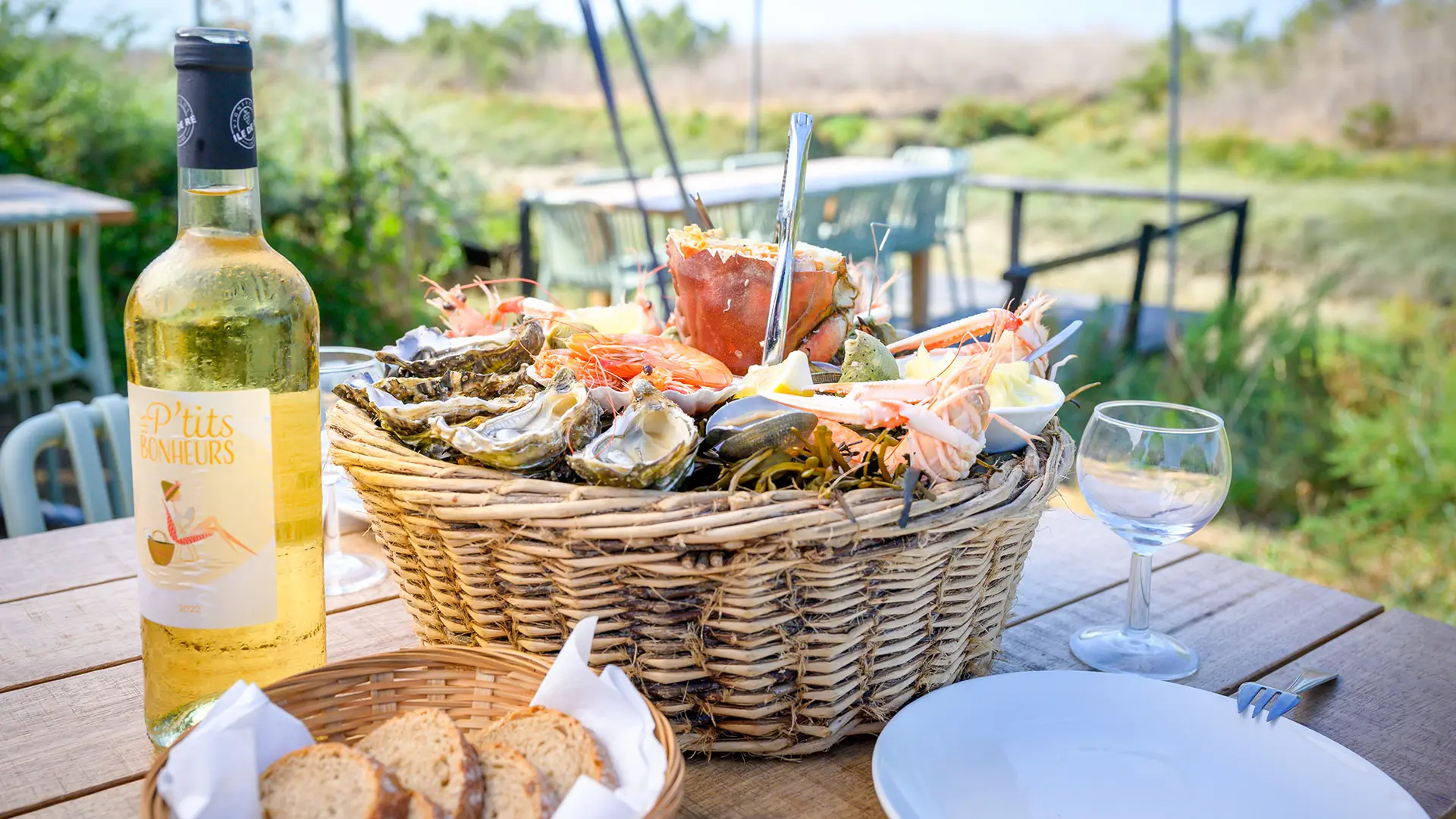 Nos paniers de fruits de mer