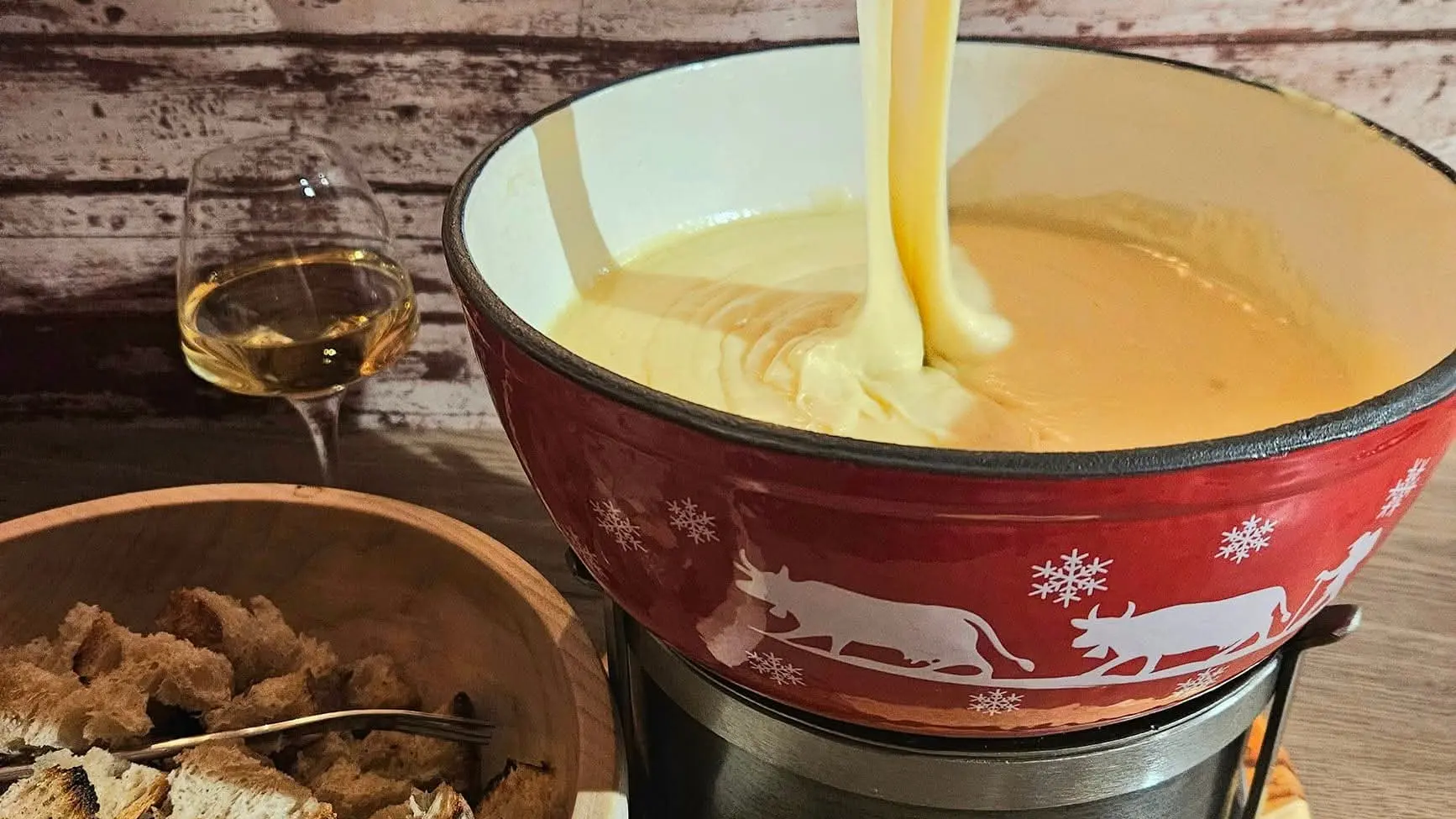Fondue au fromage d'Hérense