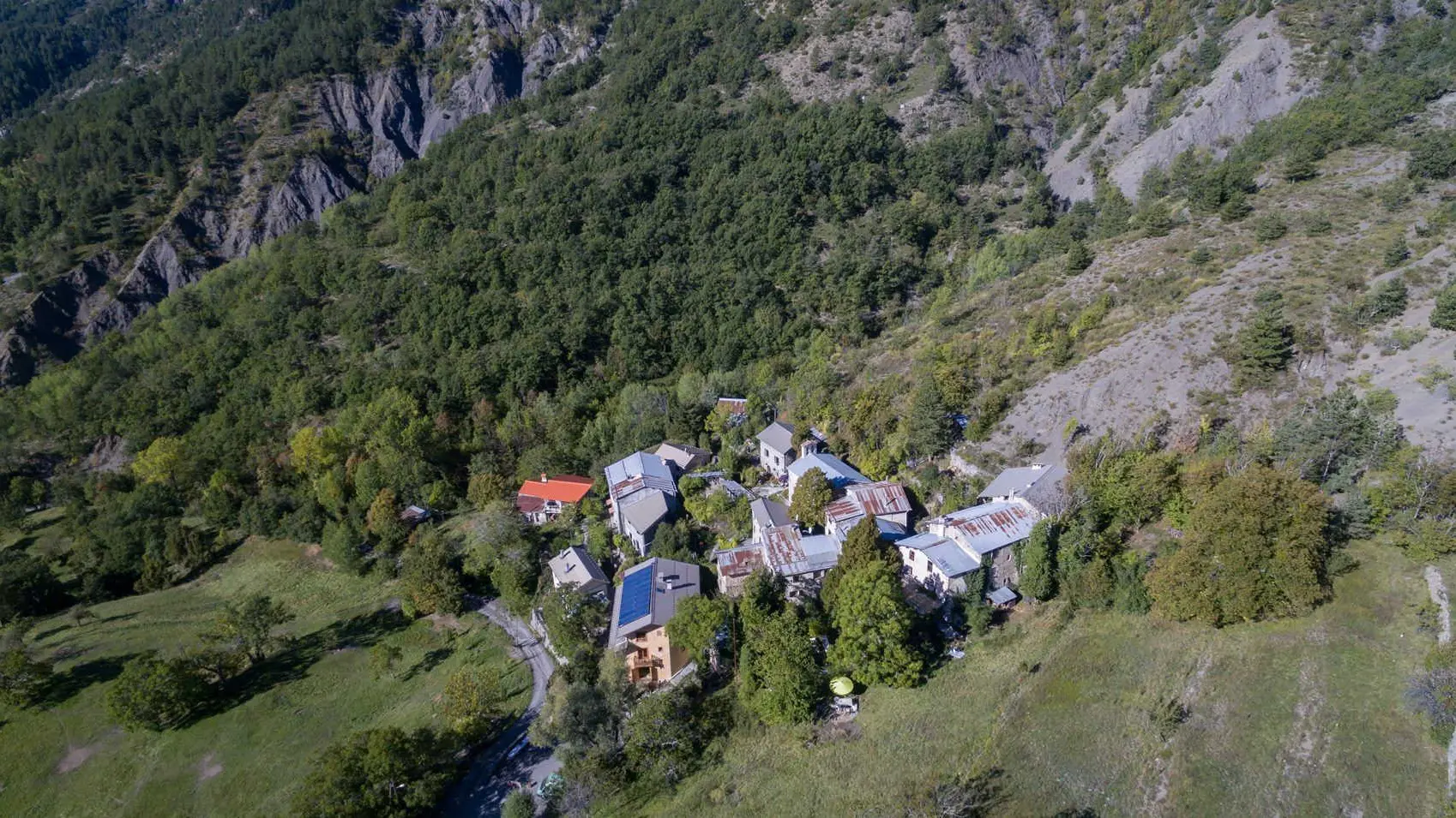 Villeplane vue d'un drone