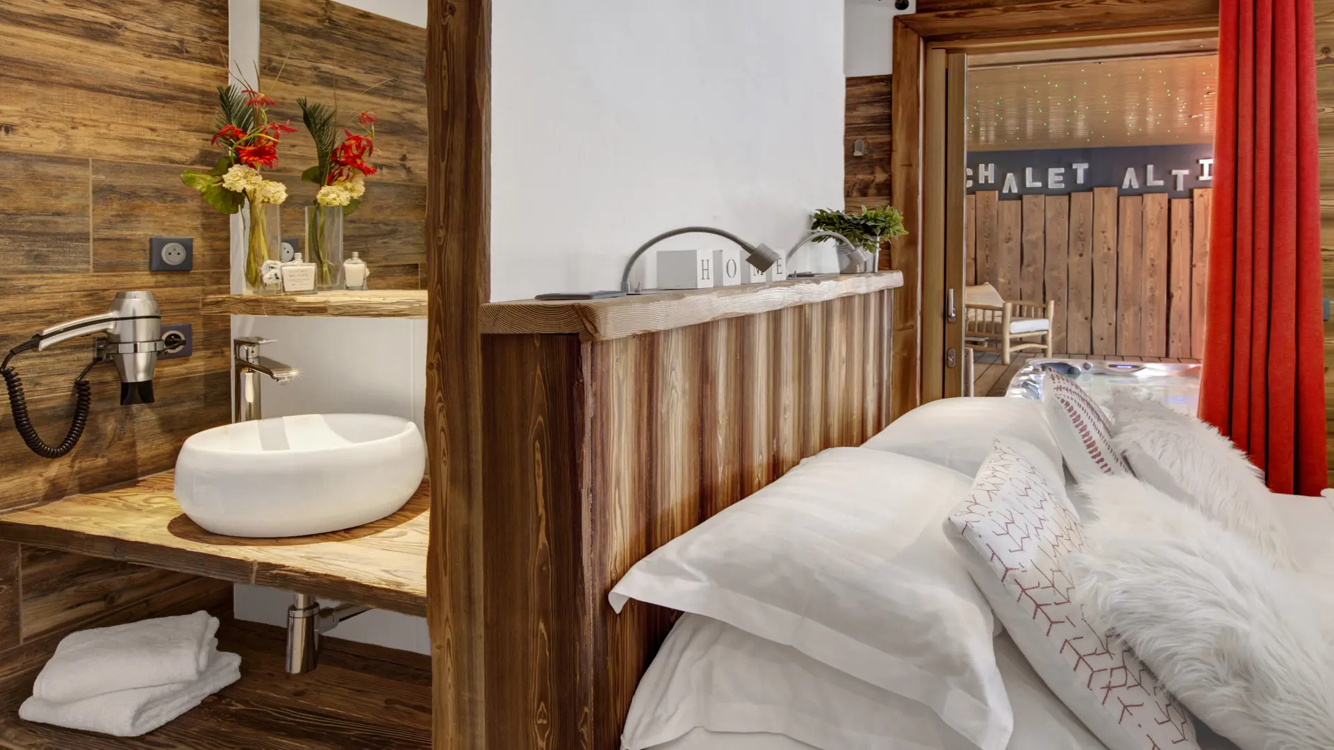 Salle de bain privative/Private bathroom-Chalet Altaï-Le Grand-Bornand