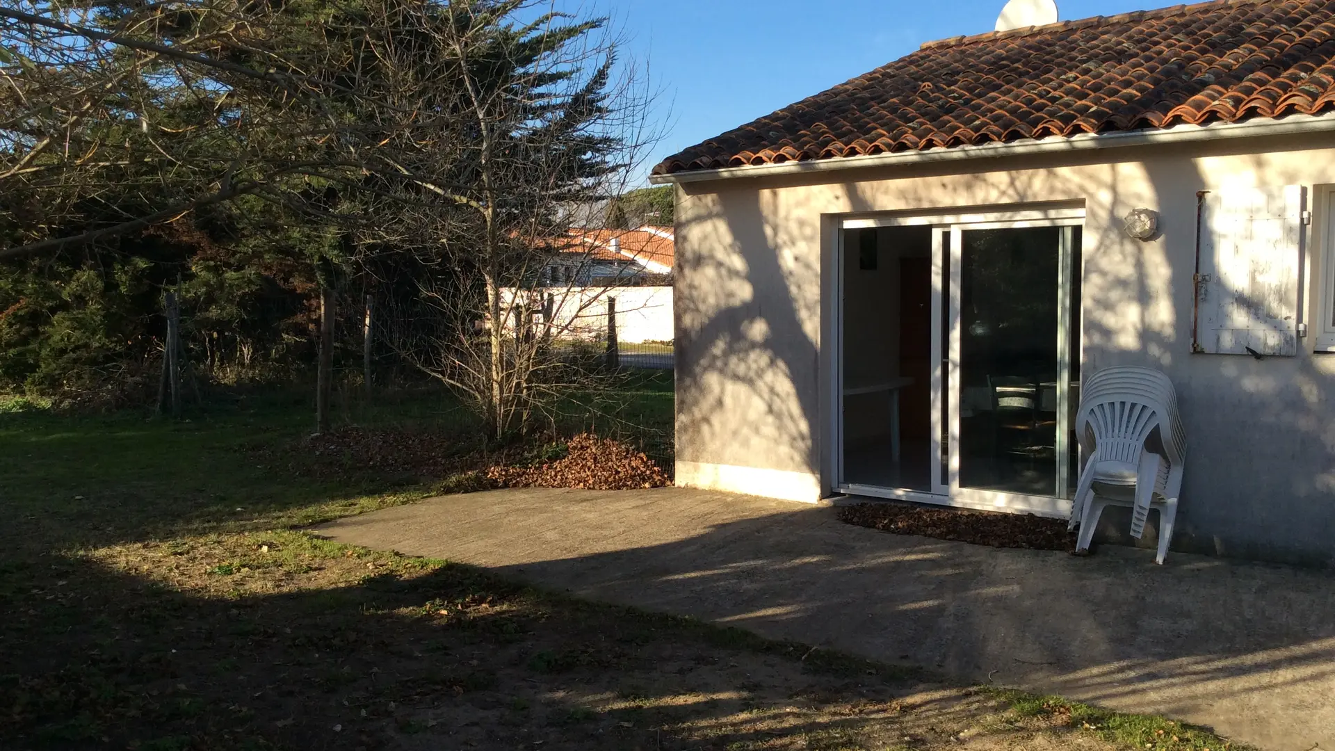 Arrière de la maison