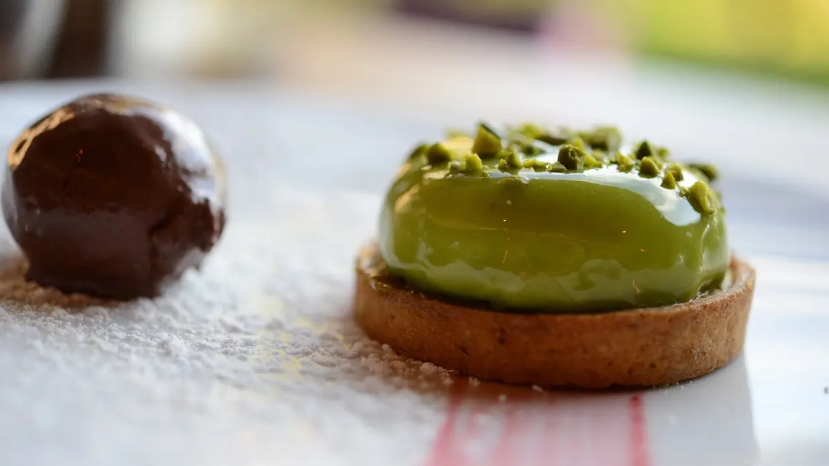 Présentation de dessert