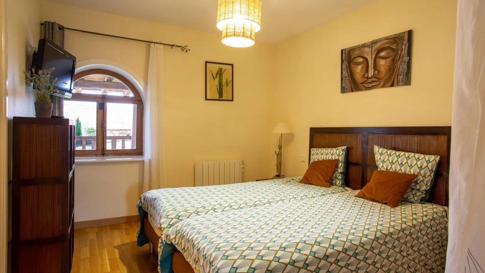 Chambre Bambou 2 lits simples(80x200)