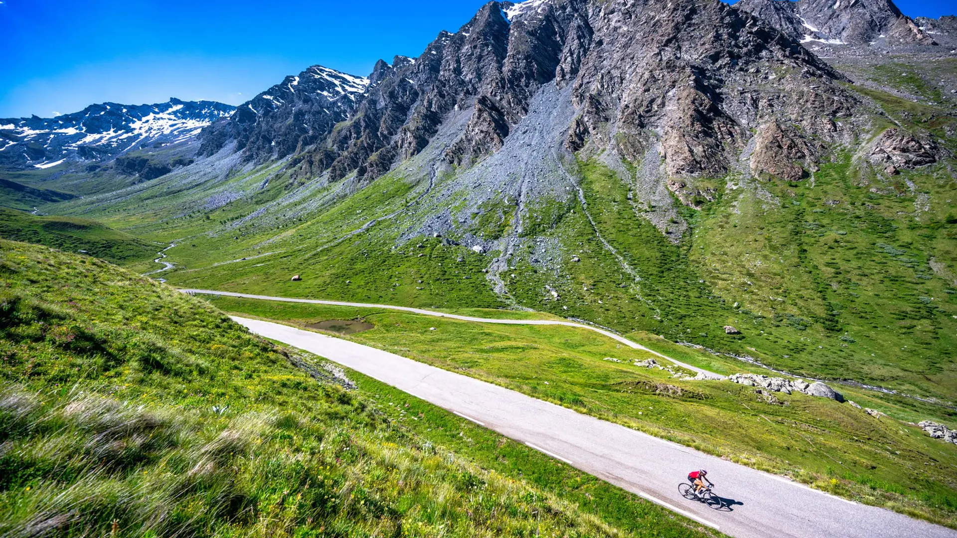 Montée du col Agnel
