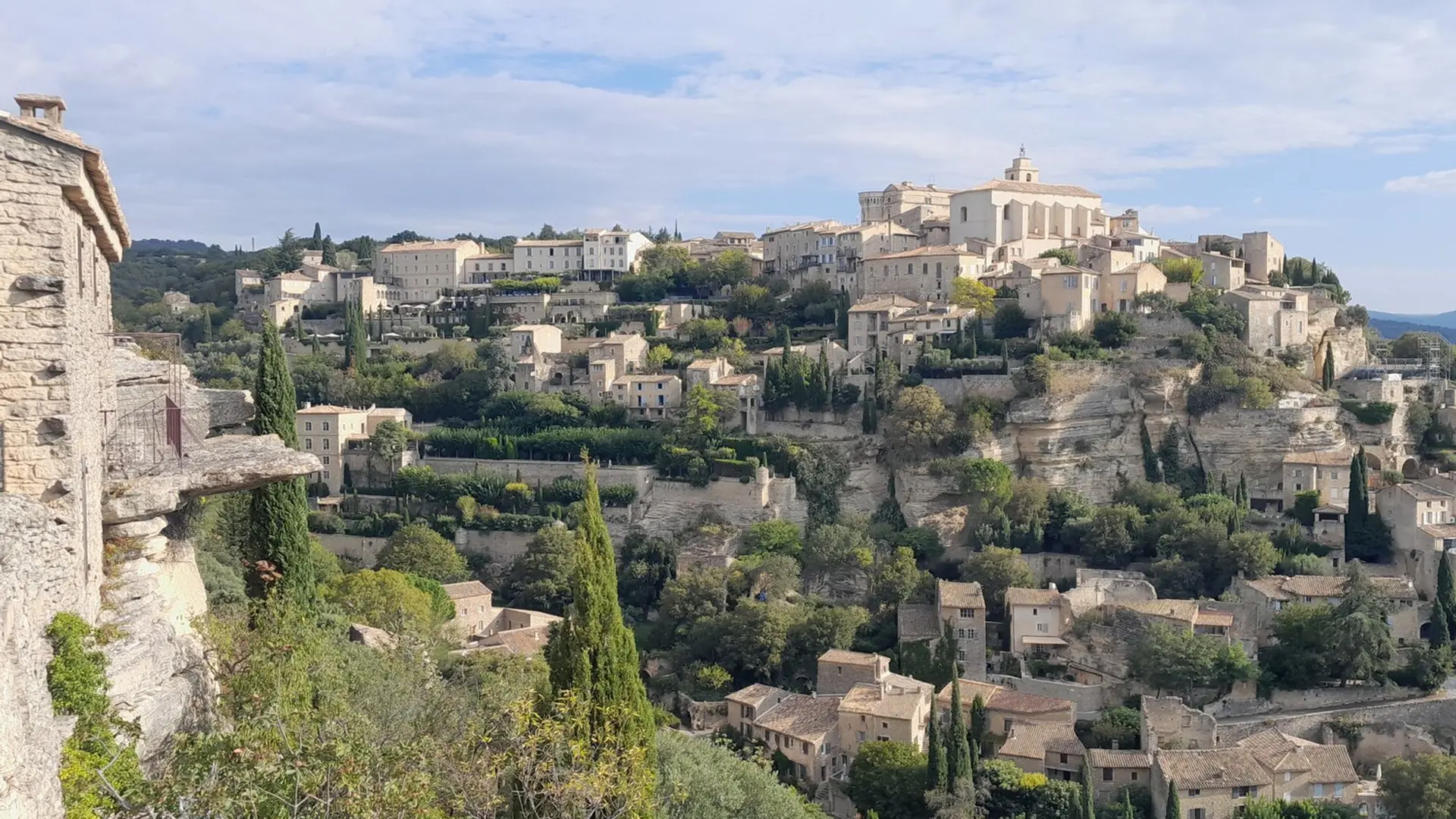 Gordes depuis le Chemin de Bel Air
