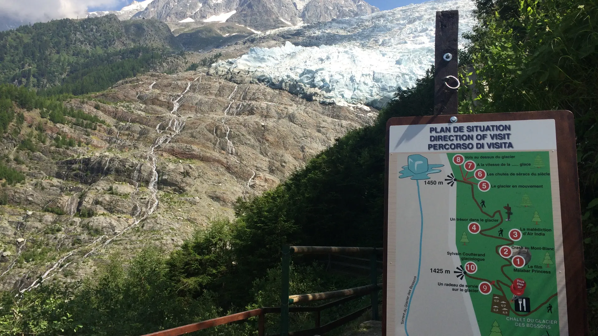 exposition chalet glacier des bossons