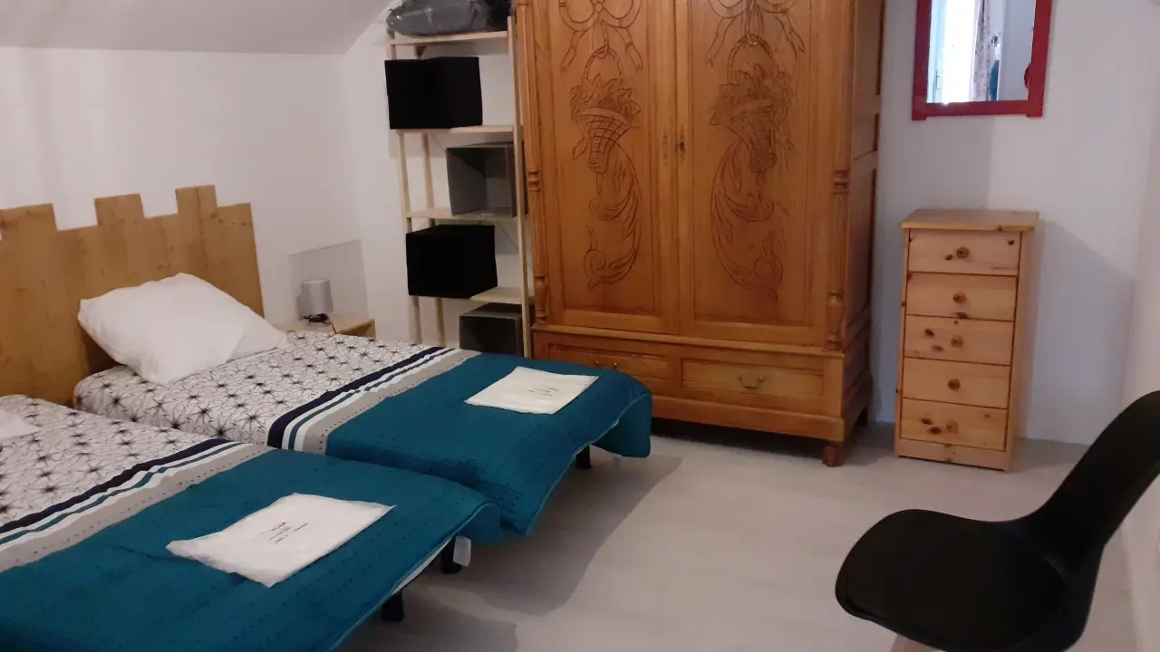 Chambre lits jumeaux 1er étage