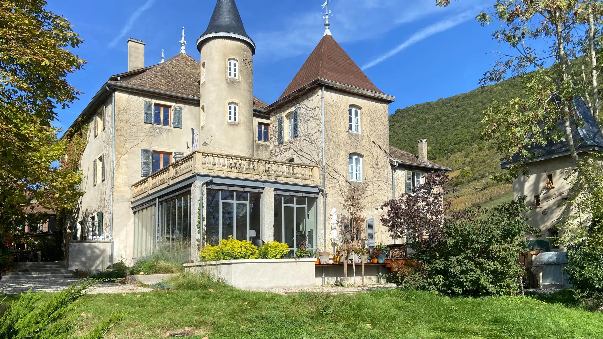 façade côté jardin