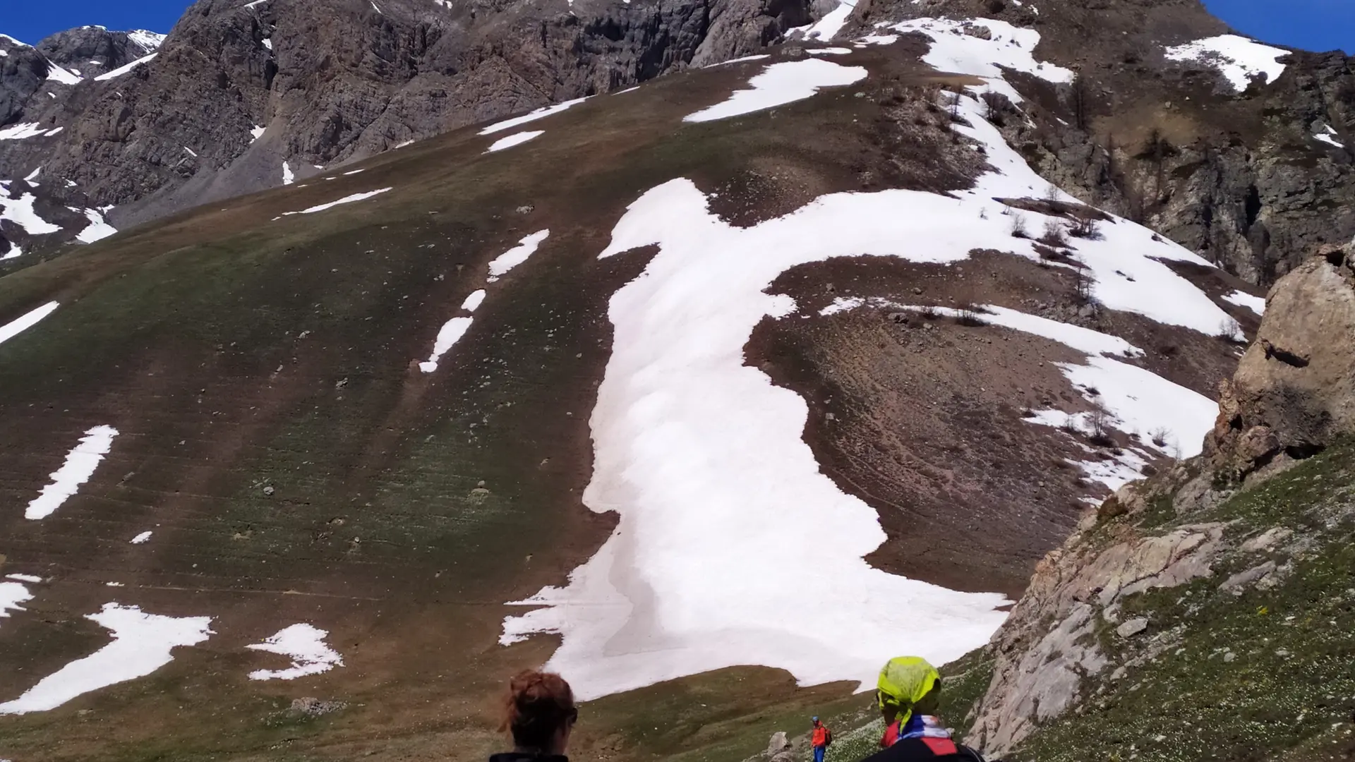 Vue sur la Condamine depuis le Col de la Trancoulette