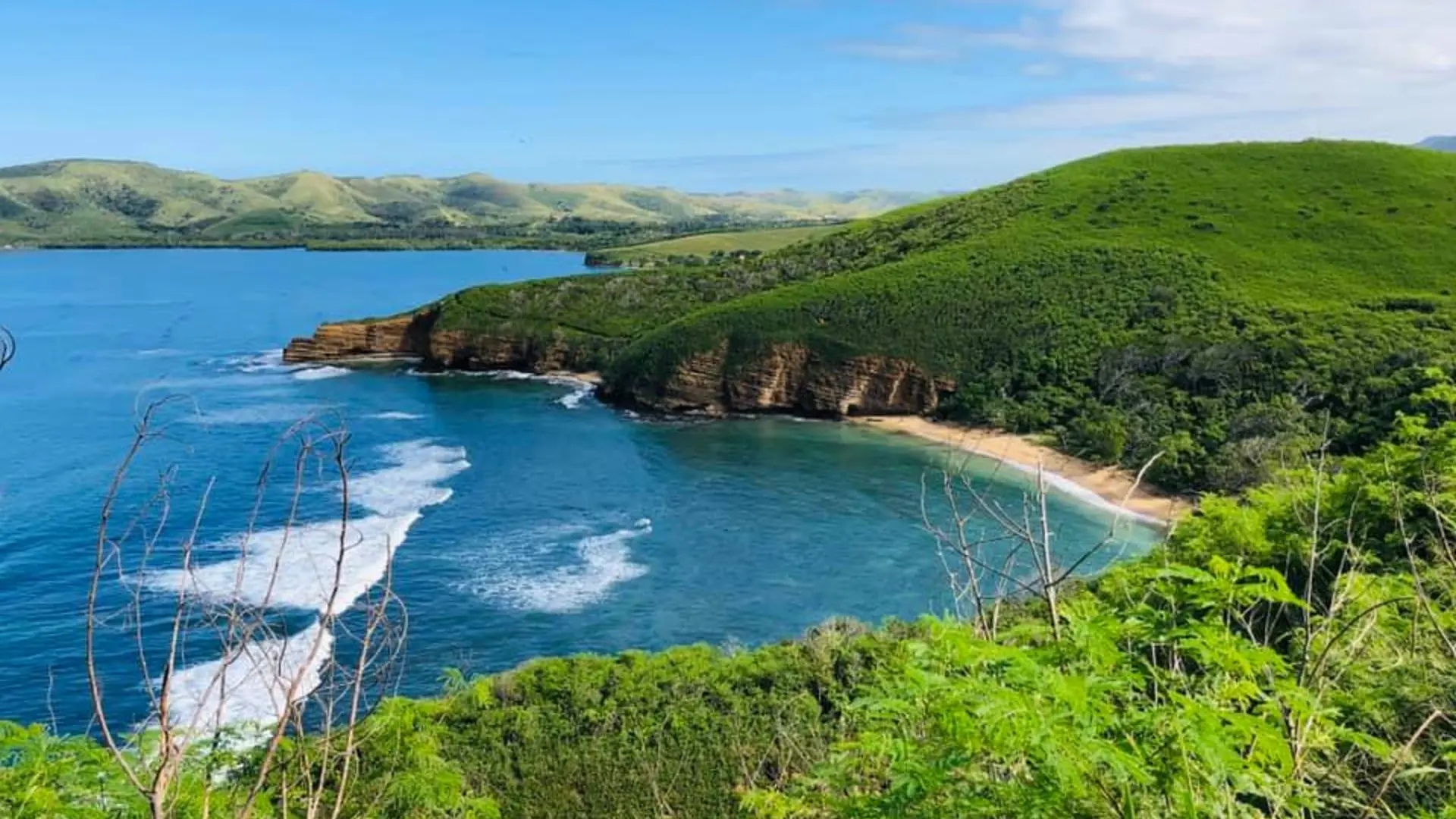 Baie des amoureux vue de haut