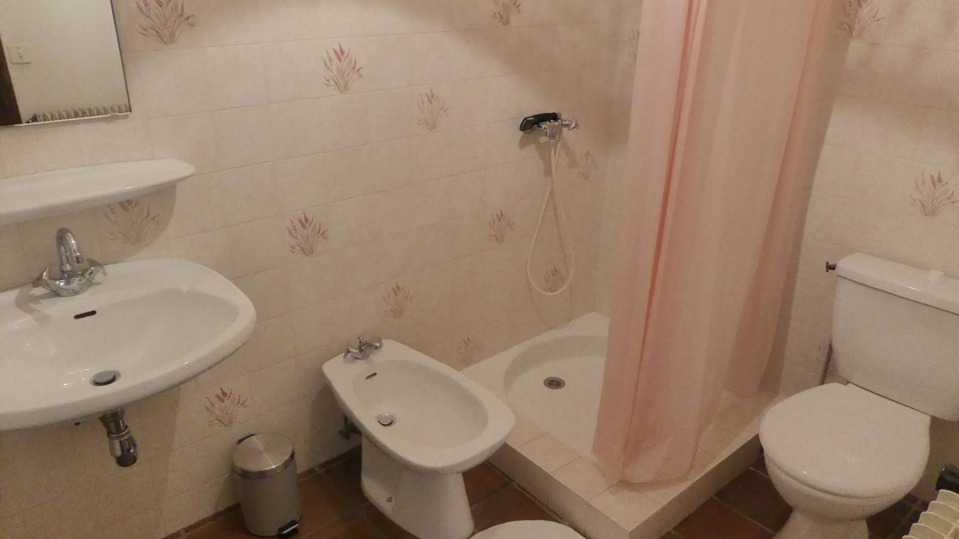 salle de bains coté jardin