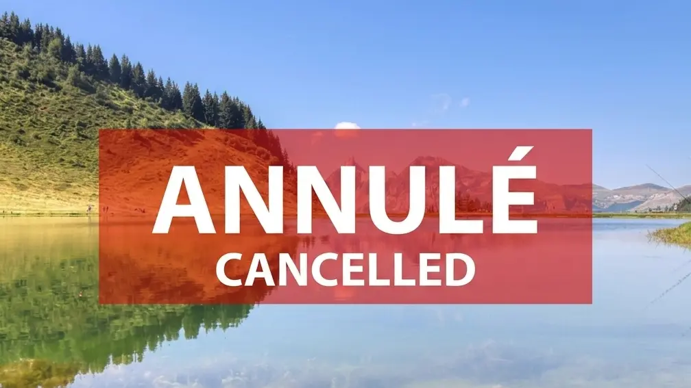 Annulation de l'atelier pêche