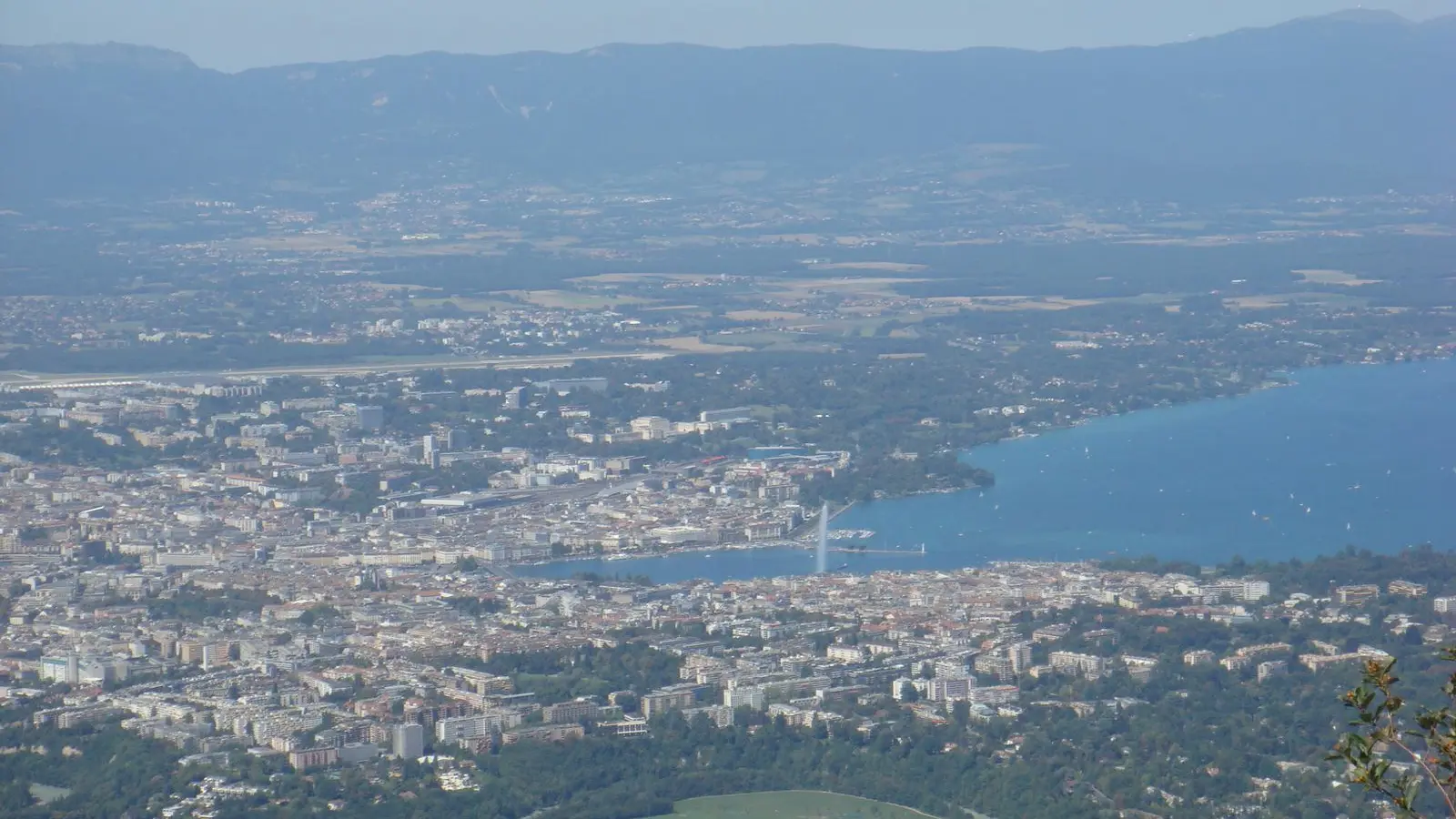 Lac leman depuis le Saleve