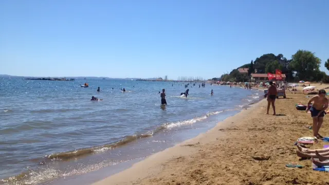 Plage de l'Argentière à 200m de l'appartement