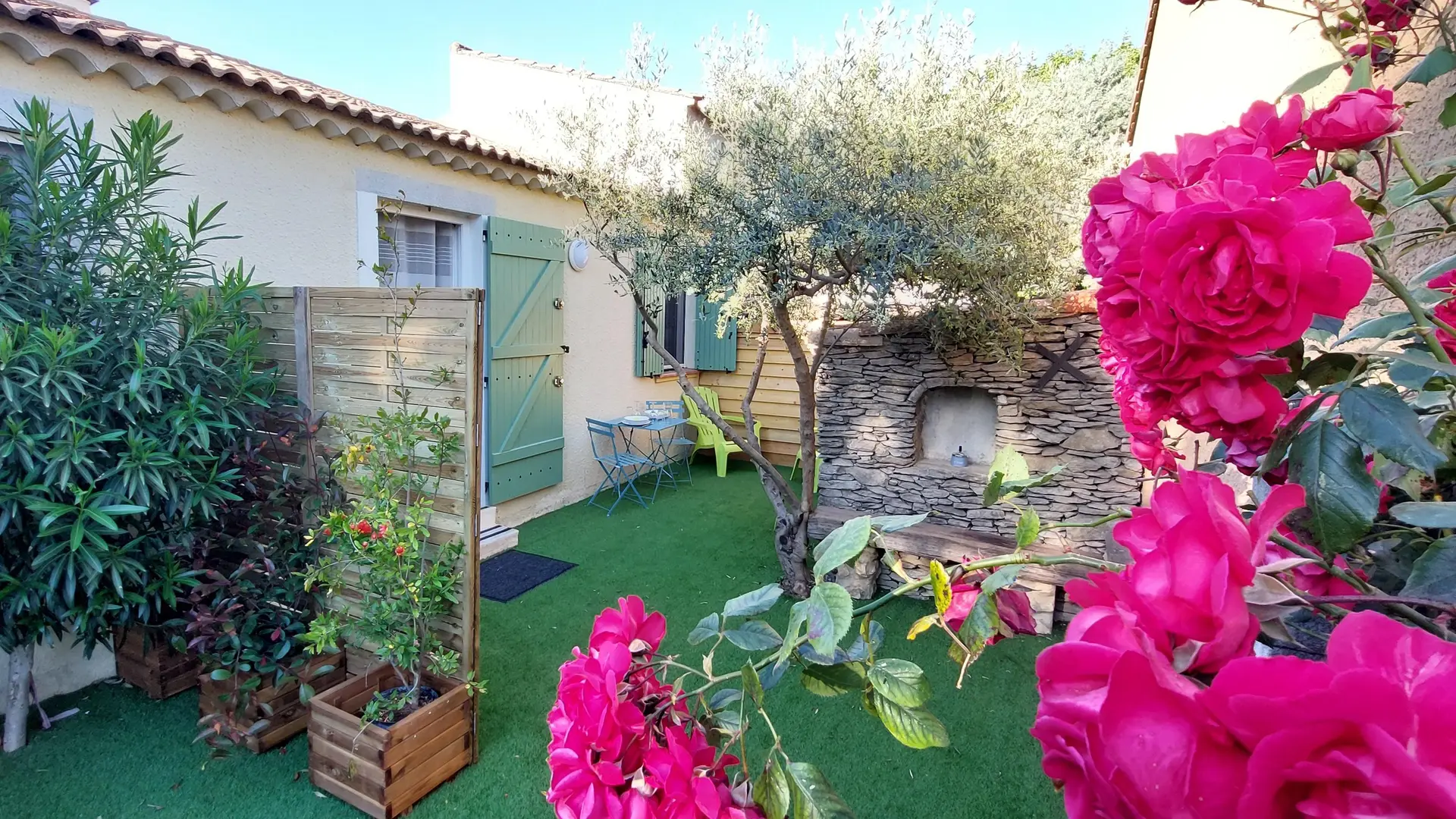 Gite de l'olivier jardin