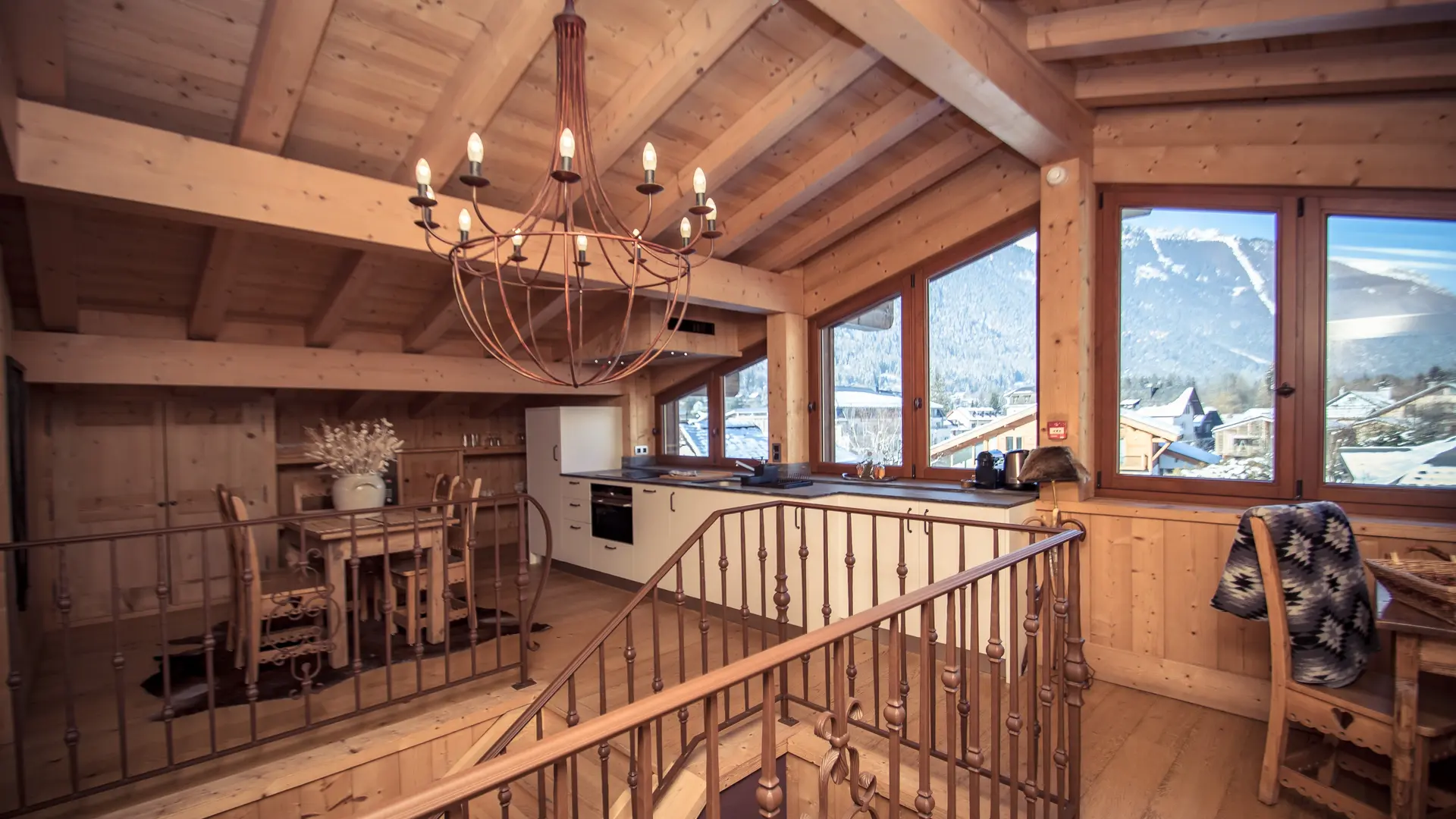 Pièce à vivre - Appartement Alpin 5 pax