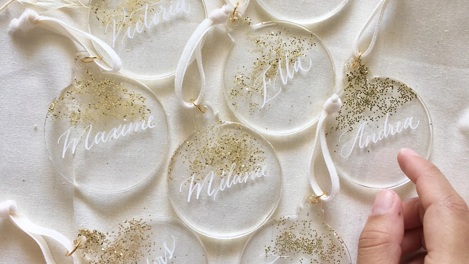 Boules de nöel fait main