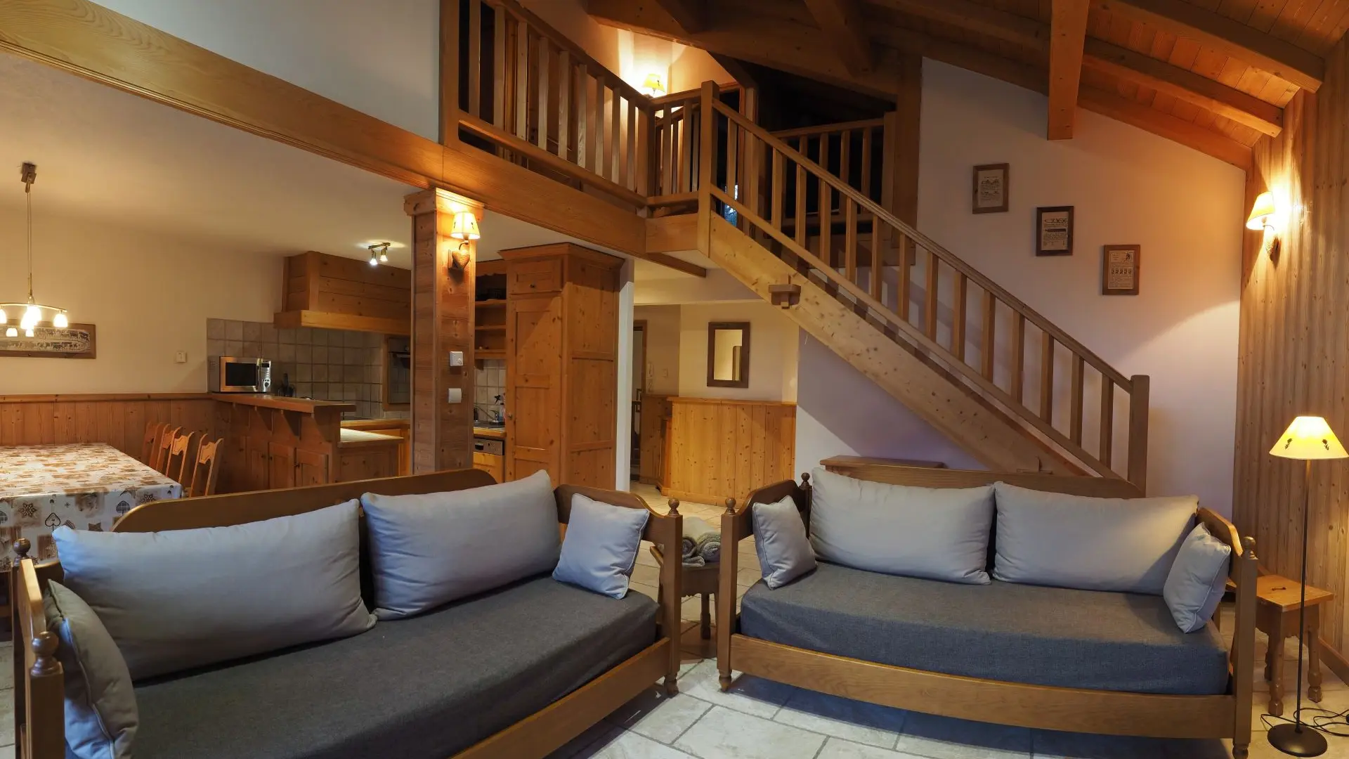 Salon cuisine - Vue 1-  Appartement OLYMPIA modifiée