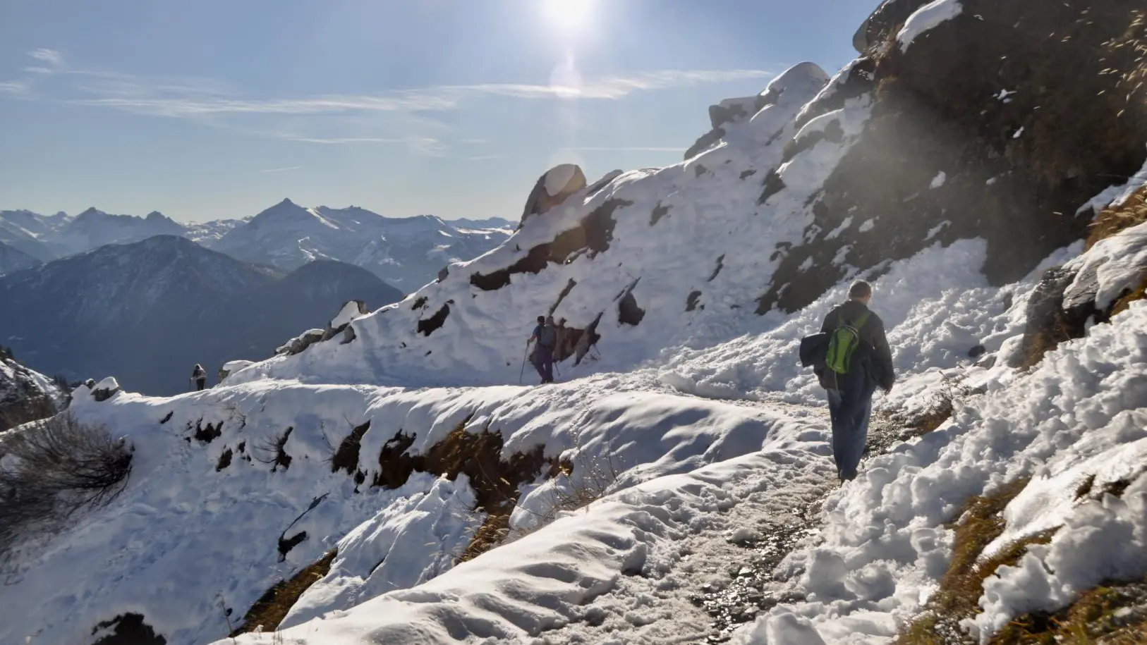 Octobre: vers le refuge d'Anterne