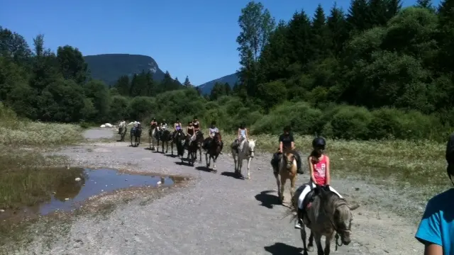Balade à cheval avec les Paddocks du Mont Blanc