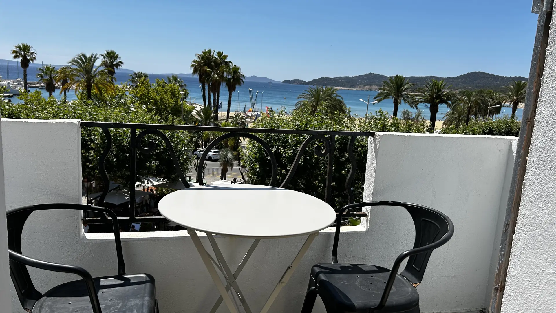 La terrasse vue mer