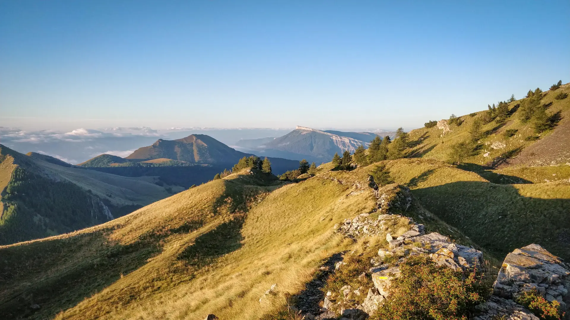 vue sur le Gapençais en descendant de Gleize